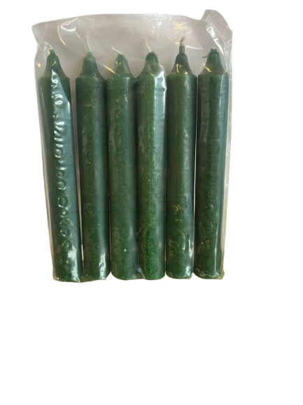Velas Verdes Pack 6