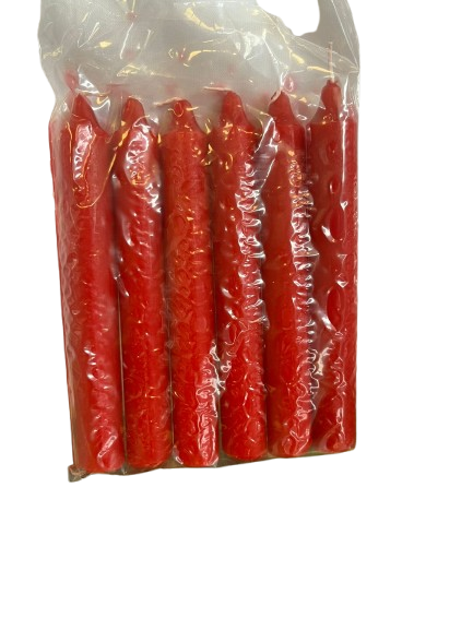 Velas Rojas Pack 6