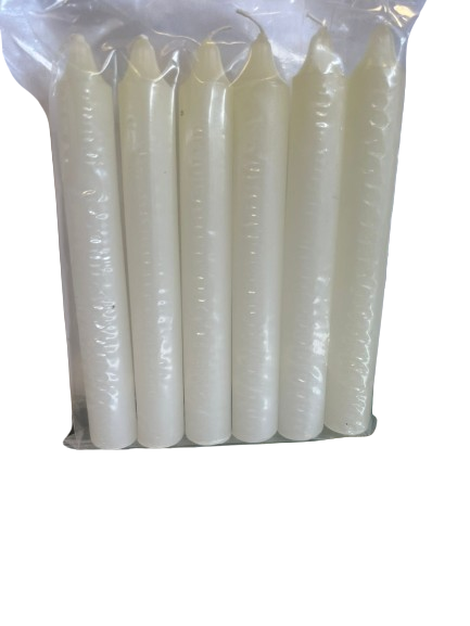Velas Blancas Pack 6